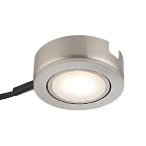 Tuxedo Swivel 1-Light LED Satin Nickel Under Cabinet Light with Power Cord and Plug