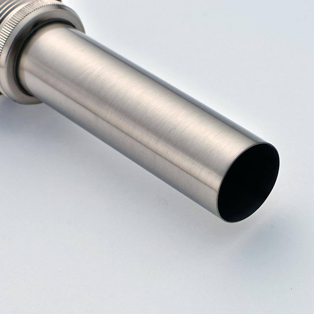 Brushed Nickel Pop-Up Bathroom Sink Drain Assembly