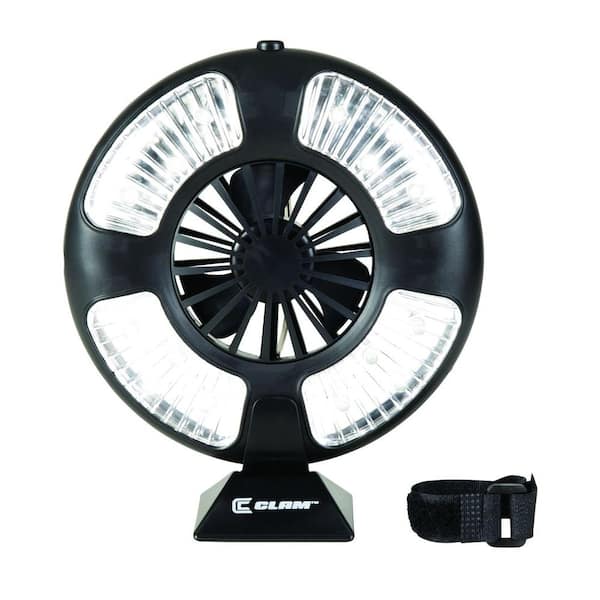 Clam Fan/LED Light Combo - Small