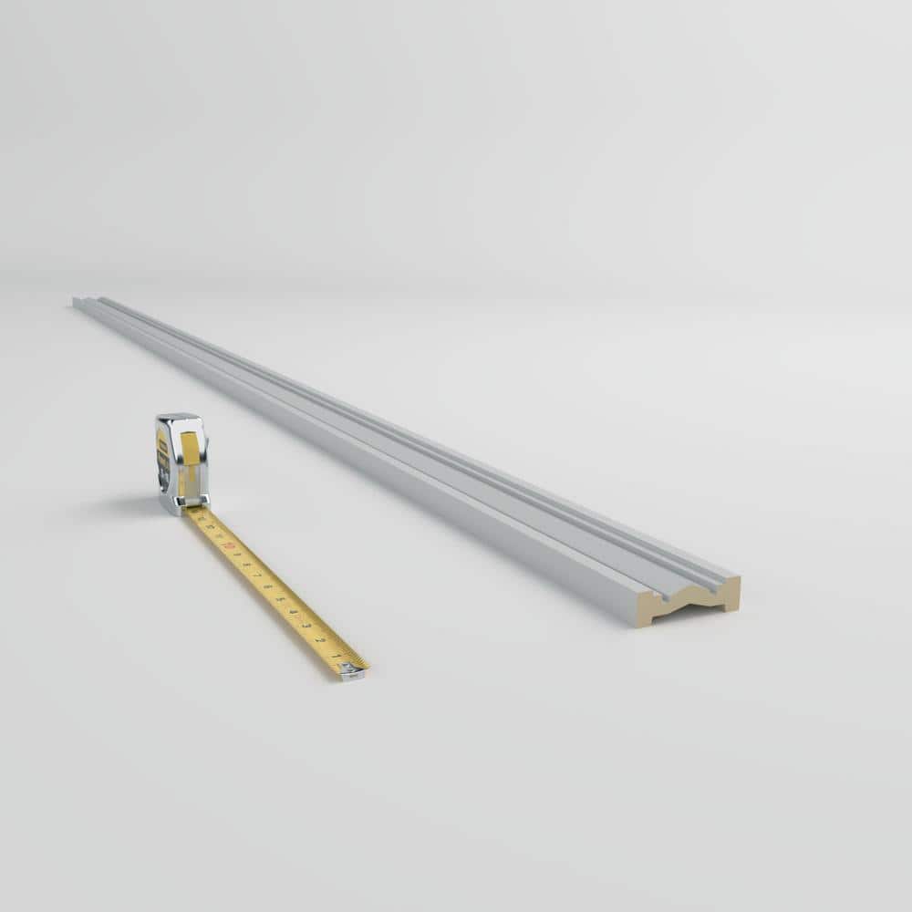 Gray Urethane Geometric Chair Rail Moulding Sample