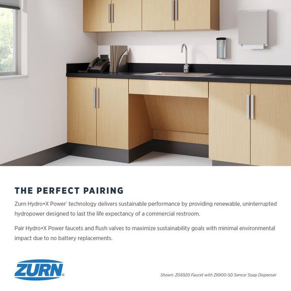 Zurn AquaSense Single Hole 5-3/8 in. Gooseneck Sensor Faucet Zurn AquaSense Single Hole 5-3/8 in. Gooseneck Sensor Faucet