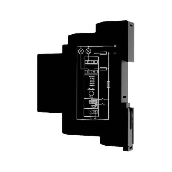 Shelly Pro 2PM, 25A, Wi-Fi, LAN and Bluetooth 2-Channel Smart