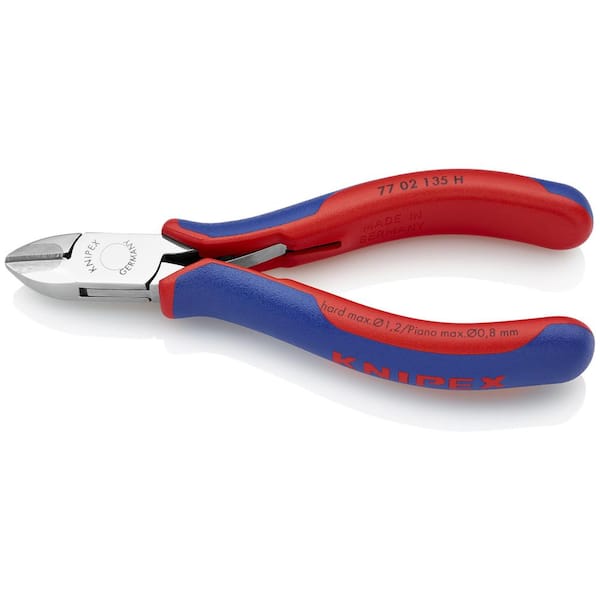 KNIPEX 5-1/4 in. Electronics Diagonal Cutters with Carbide Metal Cutting Edges