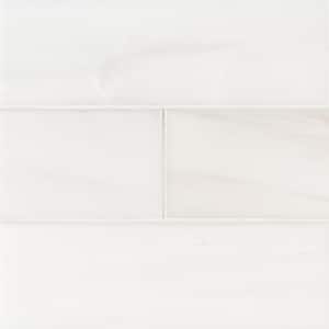 Bianco Dolomite 3 in. x 6 in. Polished Marble Floor and Wall Tile (5 sq. ft./Case)