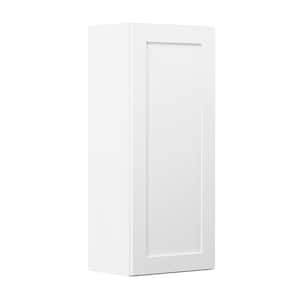Denver White Painted Shaker Stock Ready To Assemble Wall Kitchen Cabinet (18 in. x 42 in. x 12 in.)