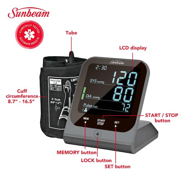 https://images.thdstatic.com/productImages/da9100a8-0f43-4f8f-a372-a8f294744aec/svn/sunbeam-blood-pressure-monitors-16985-1f_600.jpg