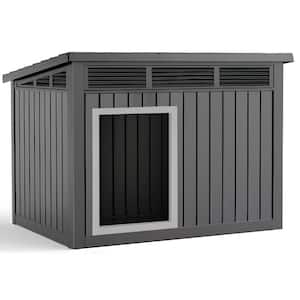 WTVWTV 43 in. Lassic Outdoor Deluxe Large Dog House,Slanted and WTVWTV 43 in. Lassic Outdoor Deluxe Large Dog House,Slanted and