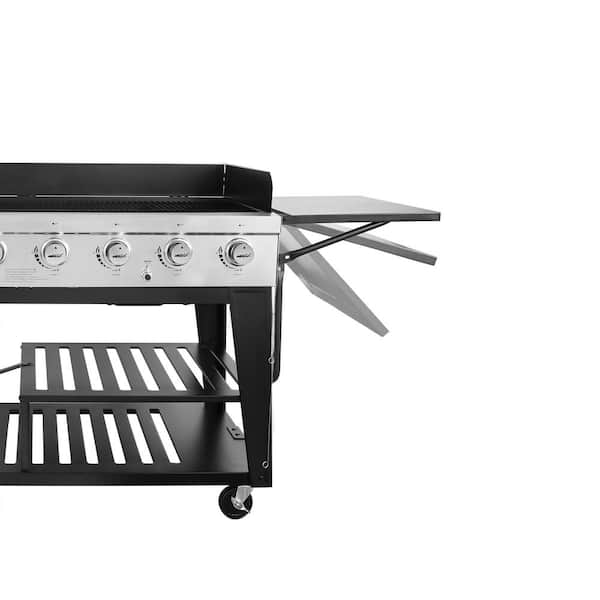 Royal Gourmet 8-Burner Event Propane Gas Grill with 2 Folding Side Tables  GB8000 - The Home Depot