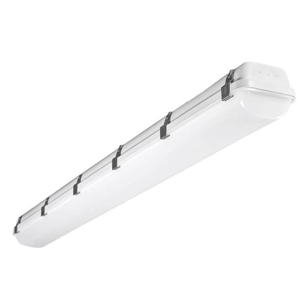 4 ft. 50-Watt 6775 Lumens Dimmable White Vapor Tight Wraparound Light, 3500K