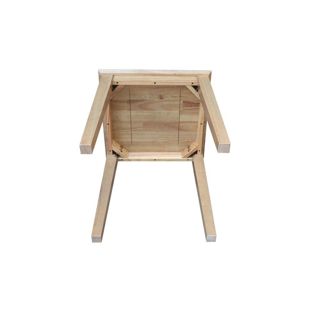 Stephanie 22 in. Honey Square Solid Wood End Table - thumbnail 5