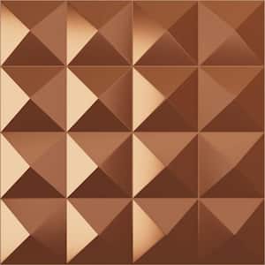 19 5/8 in. x 19 5/8 in. Cornelia EnduraWall Decorative 3D Wall Panel, Copper (12-Pack for 32.04 Sq. Ft.)