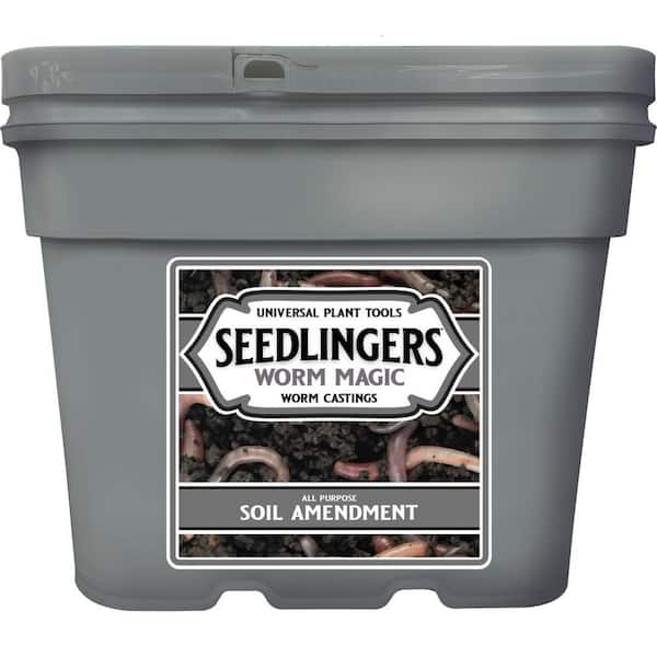 40 lbs. 4,000 sq. ft. Worm Magic Worm Castings Organic Soil Amendment 40 Pound Granular