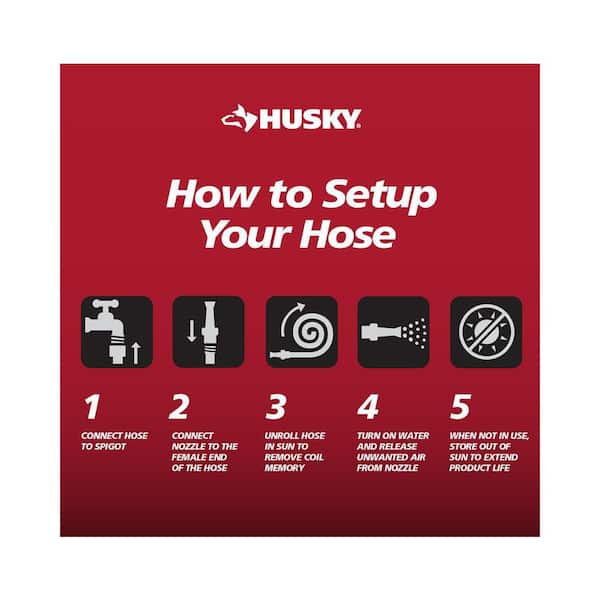 3/4 in. Dia x 50 ft. Husky Max Duty Garden Hose