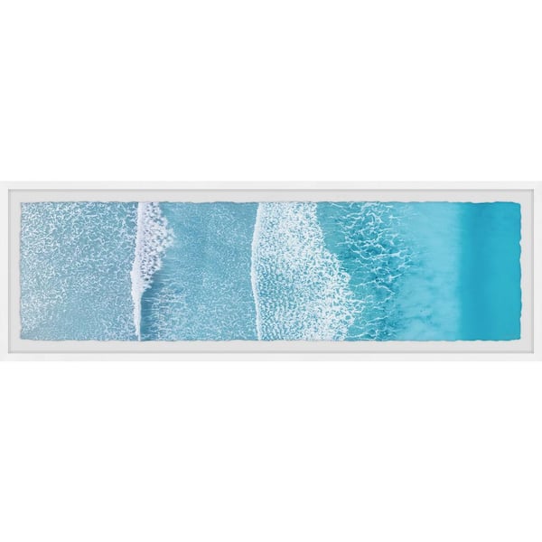 Unbranded "The Oceans Roar" by Marmont Hill Framed Nature Art Print 15 in. x 45 in.