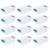 Sterilite Plastic Mini Clip Storage Box Container with Latching Lid, 12  Pack, 12pk - Fred Meyer