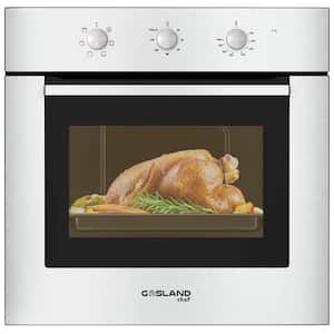 24 in.Built-in Single Electric Wall Oven in Stainless Steel, CSA