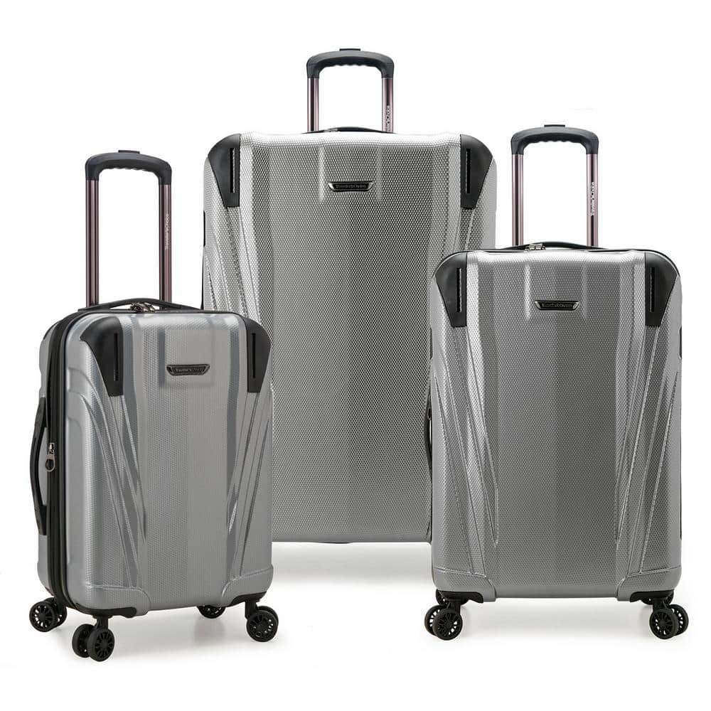 Sanchi Creation 3 20And 24Luggage Polyester Turquoise Trolley
