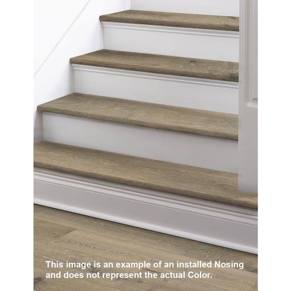 Lynx 0.98 in. Thick x 4.52 in. Width x 94 in. Length Waterproof Rigid Core Stair Nosing Molding