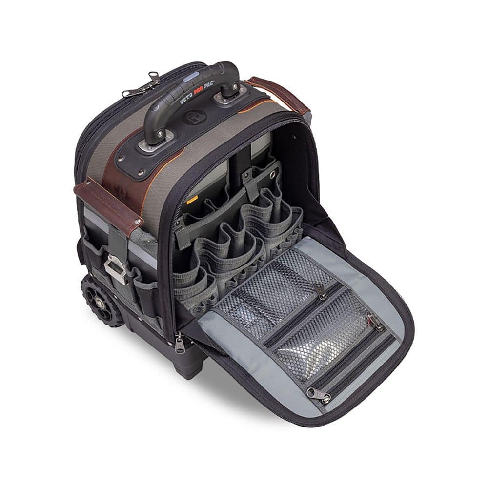 Tech-LC Wheeler Black and Gray Nylon Rolling Tool Bag