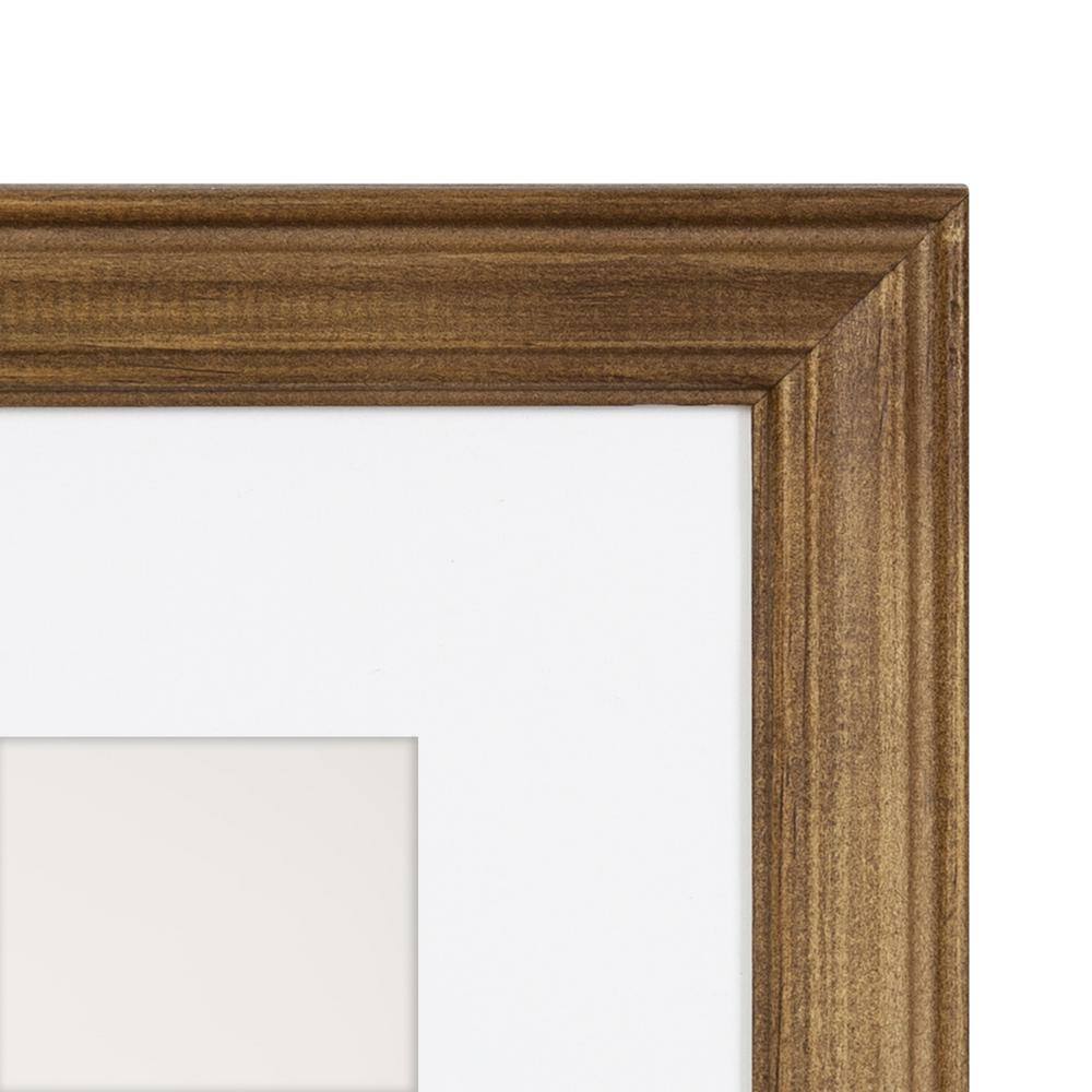 Rustic Brown Wooden Wall Frame Set, 16" x 24"