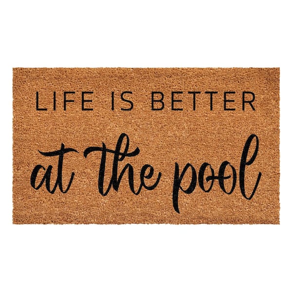 Calloway Mills Life is Better At The Pool 36 in. x 72 in. Door Mat