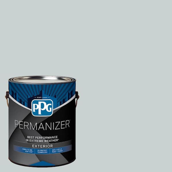 PERMANIZER 1 gal. PPG1036-2 Winter Chill Semi-Gloss Exterior Paint