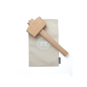 Lewis Light Brown Wood Bag and Ice Mallet