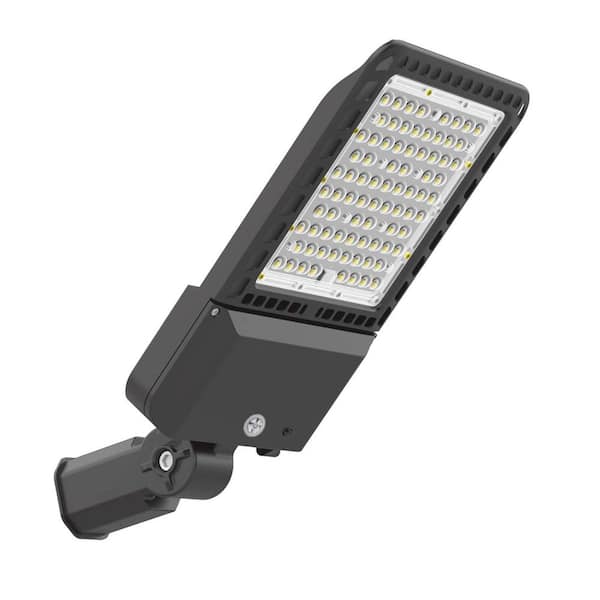 Honbei 1500-Watt Equivalent Integrated LED Bronze 300W Parking Lot Area Light, 5000K Slip Fitter,39000LM Dusk To Dawn