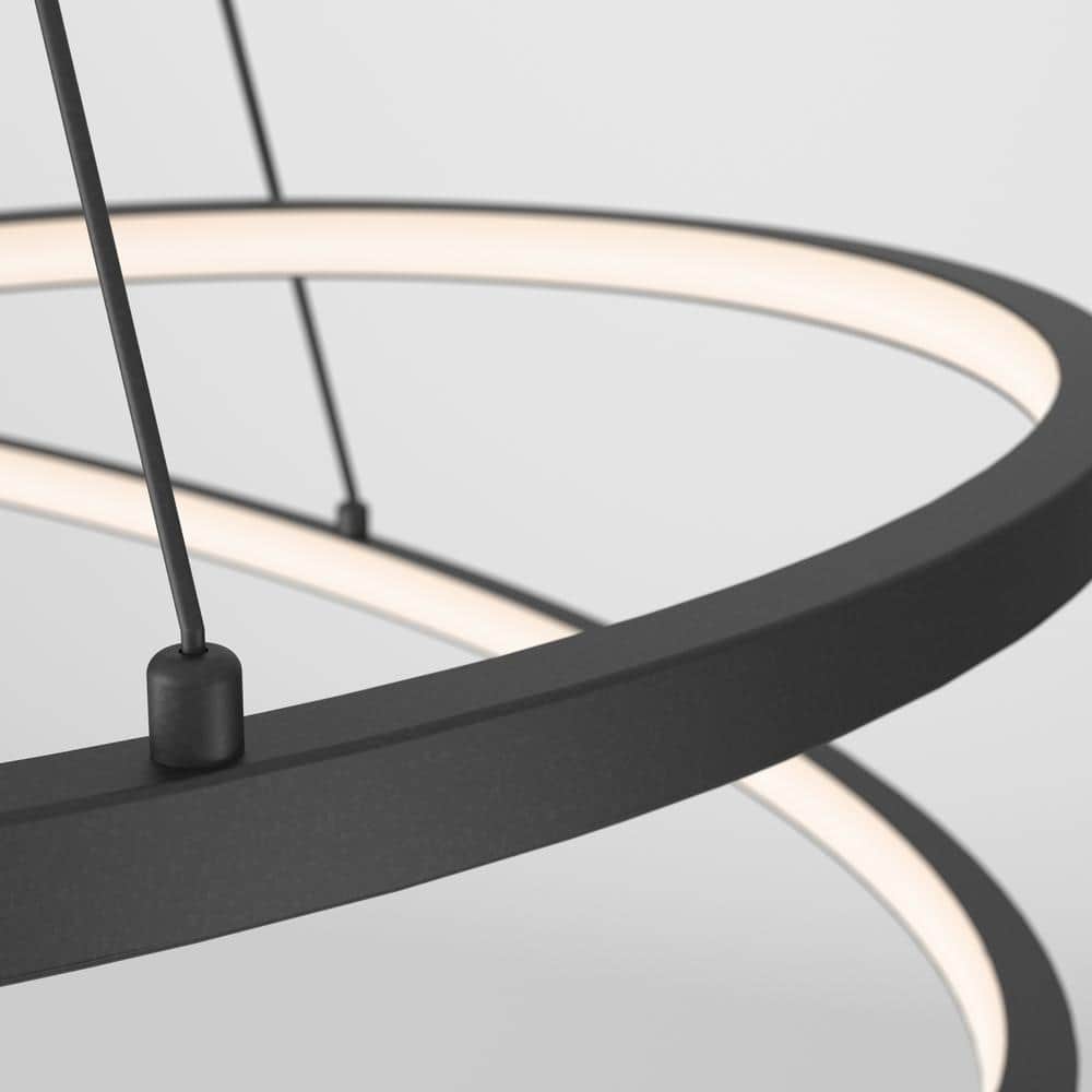 Salto 26-Watt Black LED Indoor/Outdoor Pendant Light