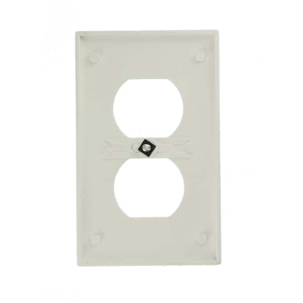 HORIZONTAL BELL INTERCHANGE 1-GANG IVORY CRACKLE WALL PLATE 3-HOLE 2 NOS! 