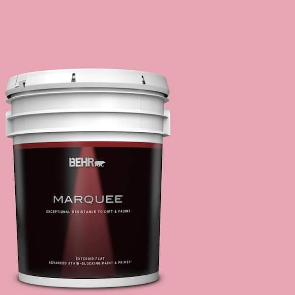BEHR MARQUEE 5 gal. #P140-3 Love at First Sight Flat Exterior Paint & Primer