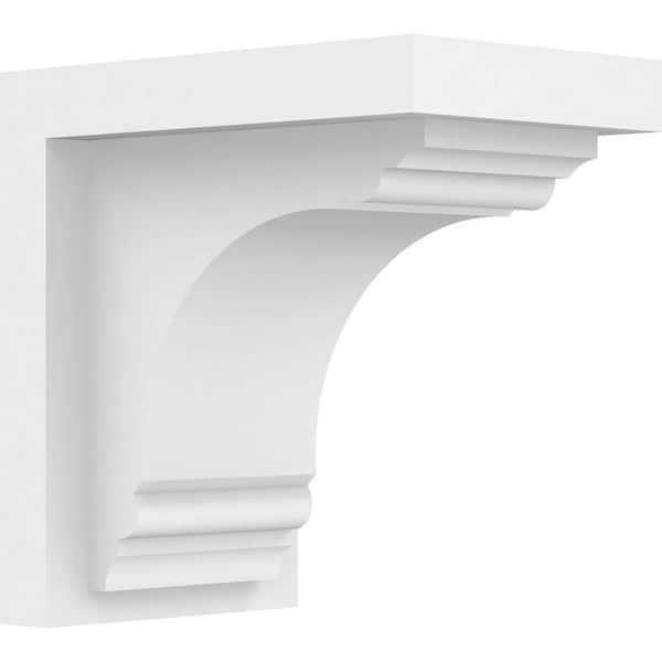 Ekena Millwork Standard Warren 6.5 in. W x 10 in. H x 10 in. D Signature Urethane Polyurethane Bracket