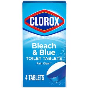 2.47 oz. Rain Clean Scent Ultra Clean Automatic Toilet Bowl Cleaner Tablets Bleach and Blue (4-Count)