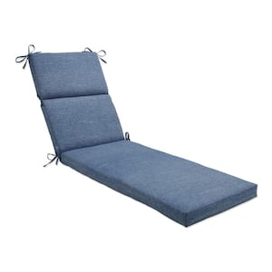 Solid 21 x 28.5 Outdoor Chaise Lounge Cushion in Blue Tory
