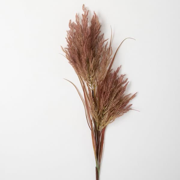 SULLIVANS Artificial 48 in. Faux Dried Purple Reed Stem