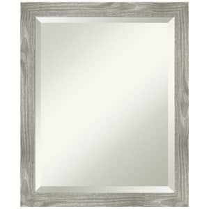 Dove Greywash Square 18.5 in. H x 22.5 in. W Framed Wall Mirror