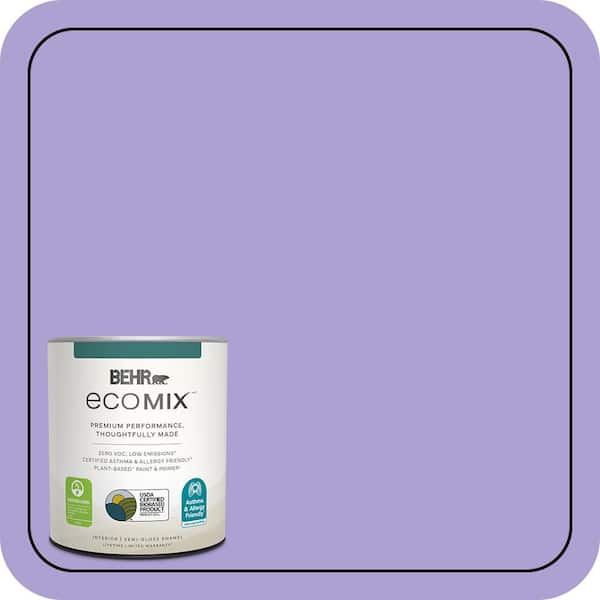 ECOMIX 1 qt. #P560-4 Magic Wand Semi-Gloss Enamel Plant-Based Interior Paint & Primer