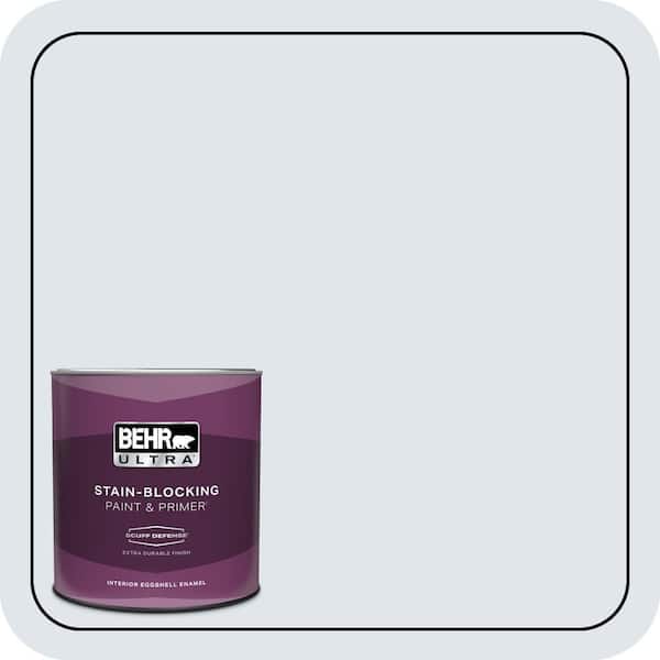 BEHR ULTRA 1 qt. #590E-1 Lavender Ice Extra Durable Eggshell Enamel Interior Paint & Primer