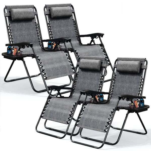 Best Choice Products Sand Metal Zero Gravity Reclining Lawn