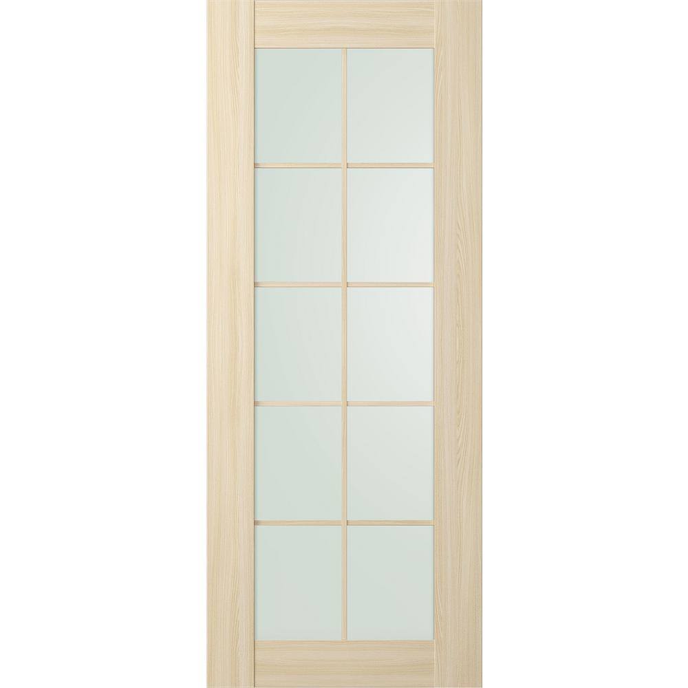 Avon 10 Lite VETRO Loire Ash Solid Core Interior Door