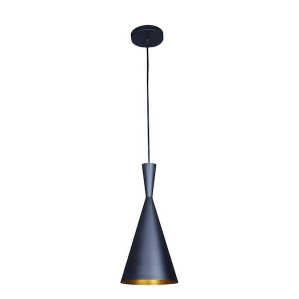 Berkley 1-Light Black Pendant