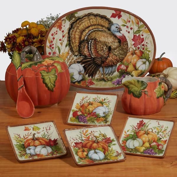 Certified International Harvest Blessings 16 in. x 12 in. Assorted