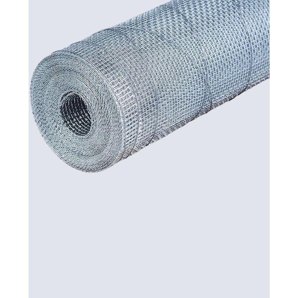1/8 Inch Mesh 36 in. x 10 ft. 27-Gauge Fine Galvanized Wire Mesh Roll for Bee Chicken Fencing Screen Plant Supports