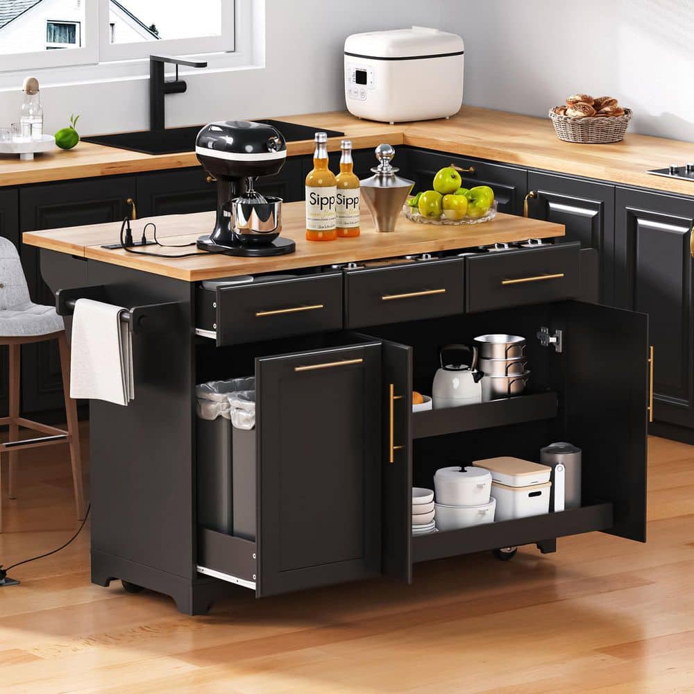 black-pdtend-kitchen-islands-