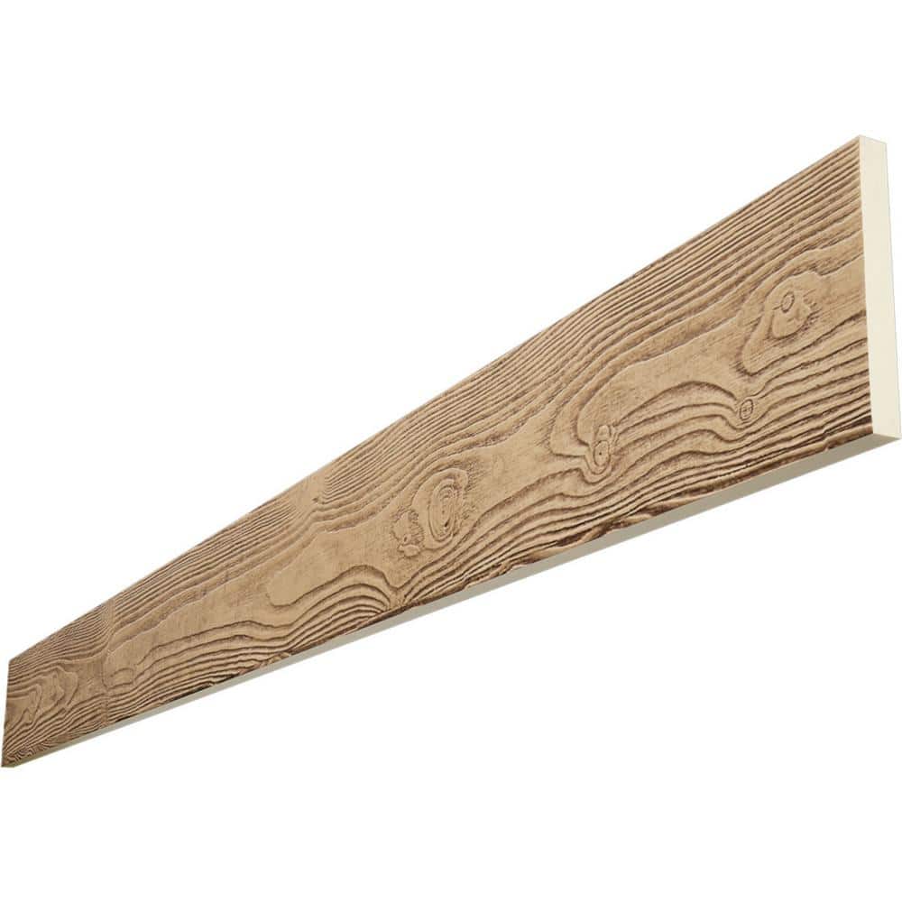 Endurathane 1 in. H x 10 in. W x 12 ft. L Sandblasted Buttercream Faux Wood Beam Plank price history on PriceWatchPro
