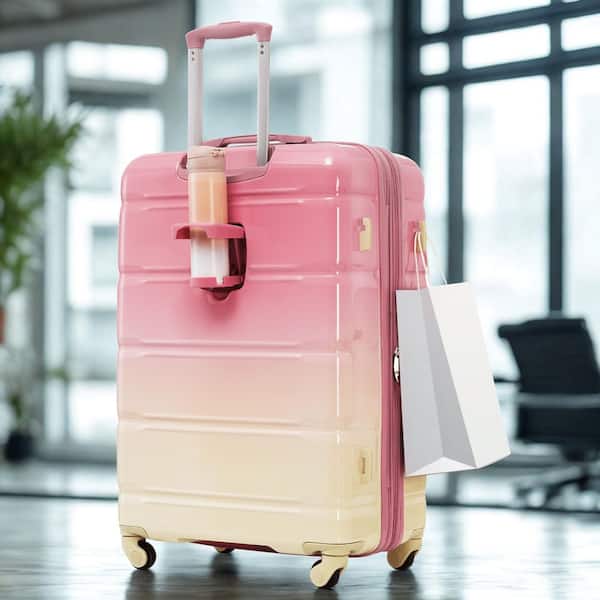 Adrinfly High-Quality Airline Certified Carry-On 3-Piece Pink