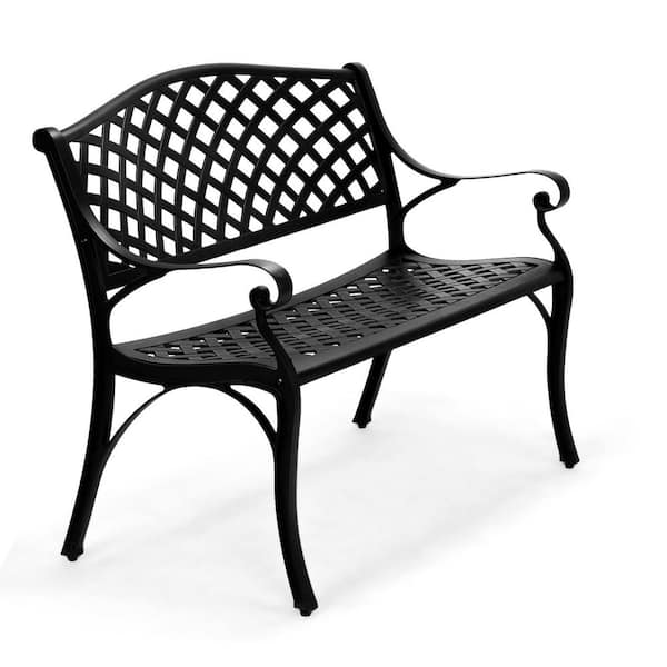 Karl home Leisure 40 in. Aluminum Outdoor Bench