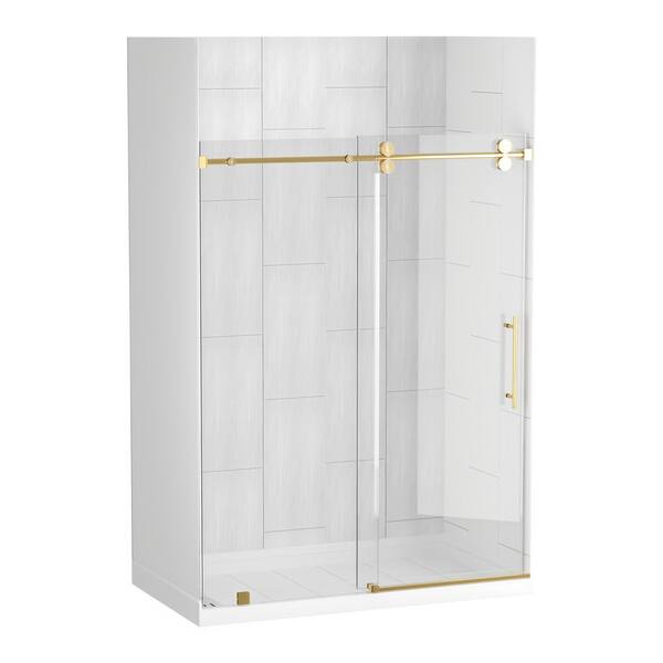 Kobiworks 32 in. L x 60 in. W x 96 in. H Alcove Shower Stall/Kit