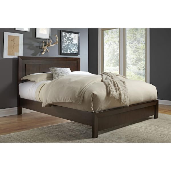 Modus Furniture Element Dark Wood, Queen Platform Bed With Headboard Home Depot