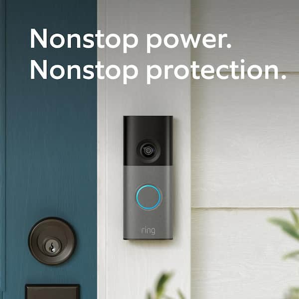 Ring Wired Doorbell (Newest Model) - Retinal 2K with Wide-angle